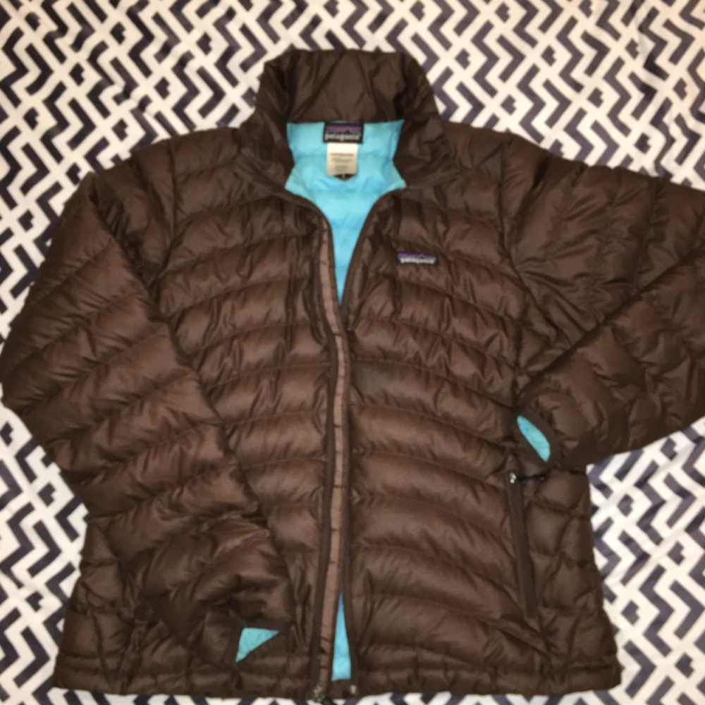 Patagonia full zip down sweater